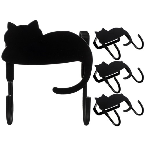 porte manteau mural chat