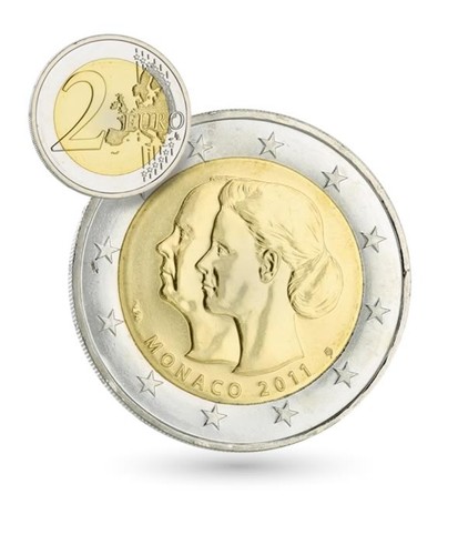 Monaco euros commémo bu - euros, commémo.