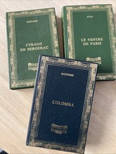 3 Livres  Émile Zola Le Ventre De Paris-Merimée Colomba - Rostand Cyrano De Berg