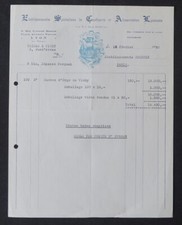 Facturel LYON 1950 CONFISERIE ET ALIMENTATION LYONNAIS   illustrée 83