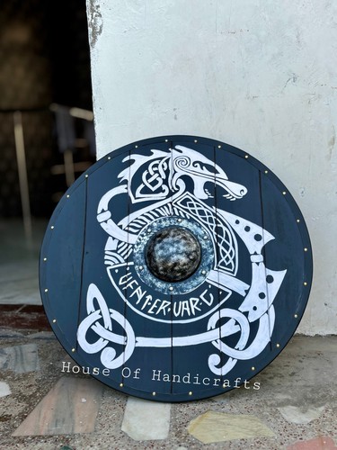 Bouclier dragon viking - dragon,
