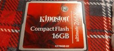 Kingston Ultimate 266x  16GB CF Compact Flash Memory Card DSLR Cameras  