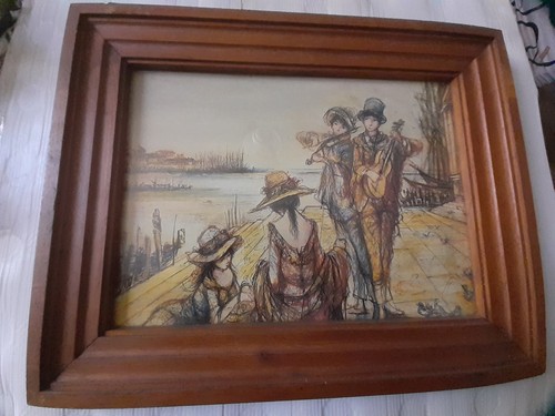 Tableau venise scène - venise,