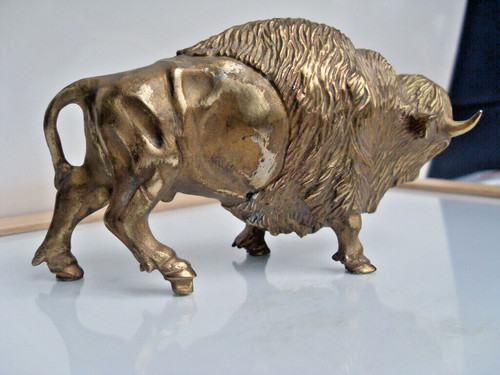 Bronze animalier bison - animalier, cm