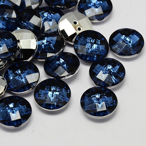 Boutons acrylique strass - 10,