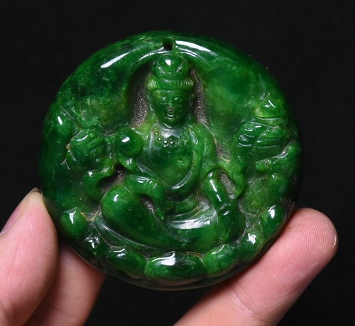 Natural jadeite emerald - 2.1'',