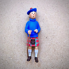 Figurine Tintin peinte à la