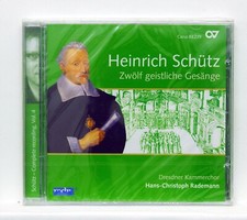HANS-CHRISTOPH RADEMANN – SCHUTZ Zwölf geistliche Gesänge CARUS CD STILL SEALED