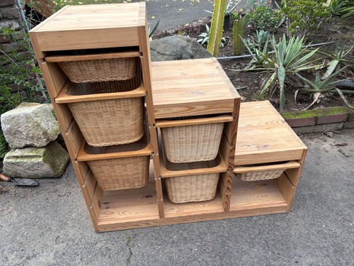 Ikea trofast wood storage - wood, unit