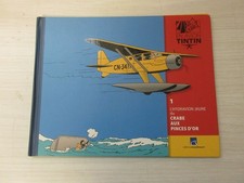 BD TINTIN en AVION 01 L'HYDRAVION JAUNE du CRABE aux PINCES d'OR