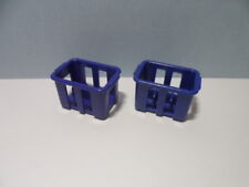PLAYMOBIL – 2 cagettes bleus pour bouteilles / Case for bottle / 3200 3202 3204 