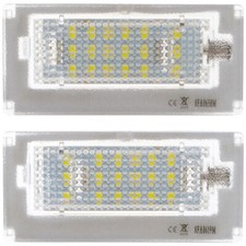 ARRIÈRE PLAQUE IMMATRICULATION FEUX 2x 18 LED ECLAIRAGE POUR MINI COOPER R50 R52