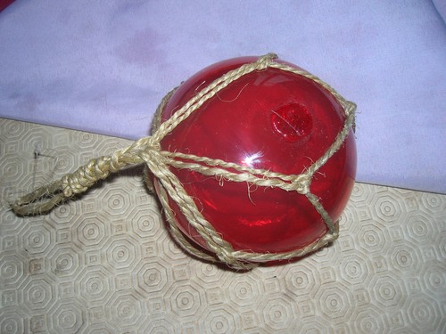 Boule verre deco filet de - verre,
