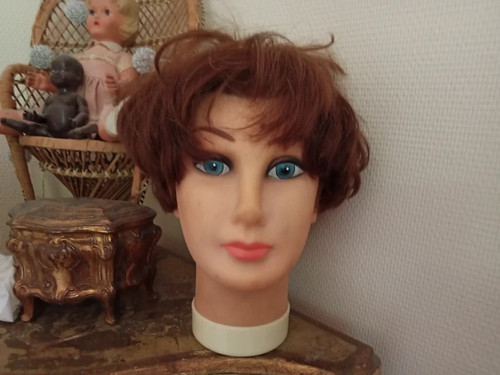 Vintage tete coiffer - vintage,