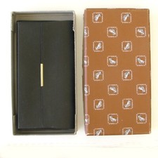 Porte carte revue ancien - LE TANNEUR - Cuir noir boîte d'origine - Sacoche