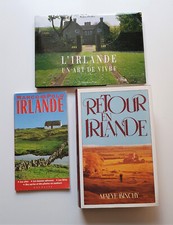 lot de 3 livres sur l'Irlande