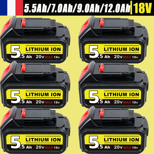 Pour batterie dewalt 18v 5ah - pour, 5,5ah