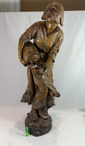 Statue terre cuite art - terre,