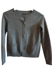 gilet gris en cachemire