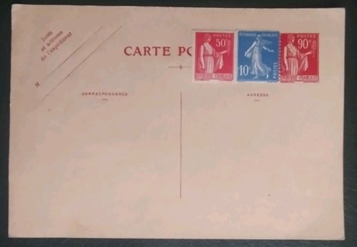 Carte postale entier postaux - carte,
