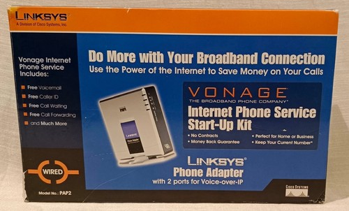 Linksys pap2 vonage - pap2,
