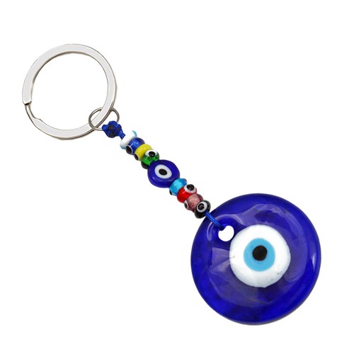 Porte clés yeux - bleus, du