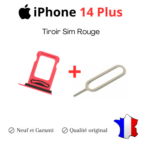 Tiroir double sim rouge pour - tiroir,