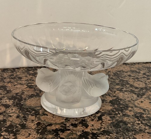 Lalique crystal nogent - crystal, bowl