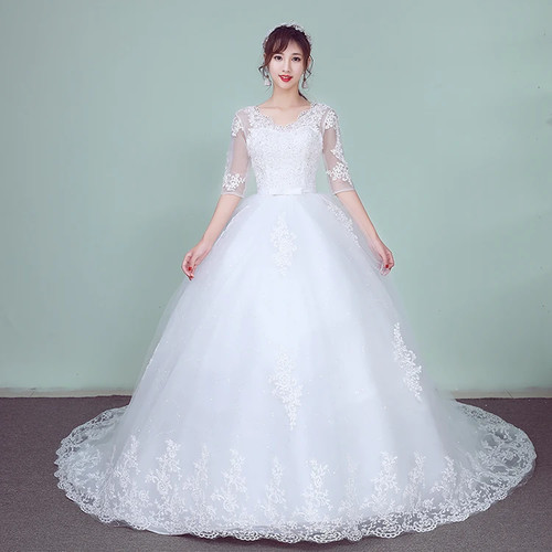 Wedding dress the elegant - wedding, half