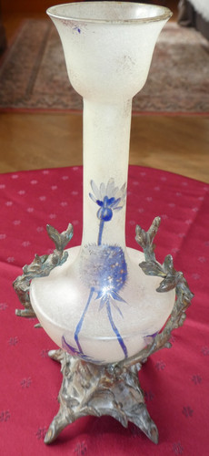 Vase art nouveau verre - art,