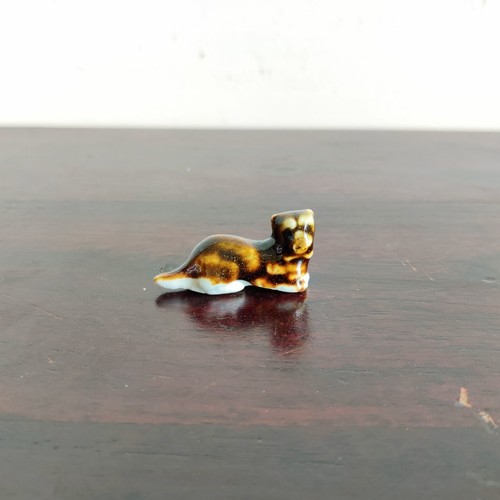 Figurine chat porcelaine - figurine,