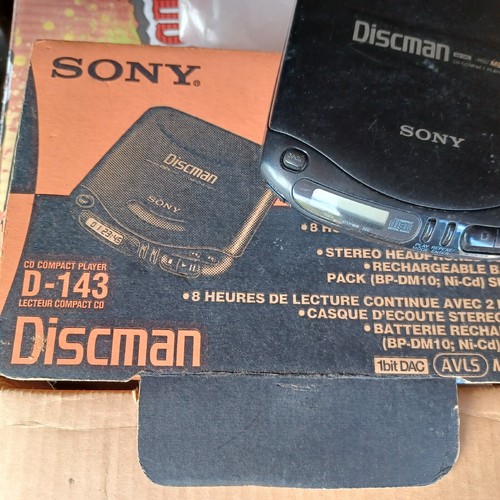 Discman sony d143 lecteur - discman,