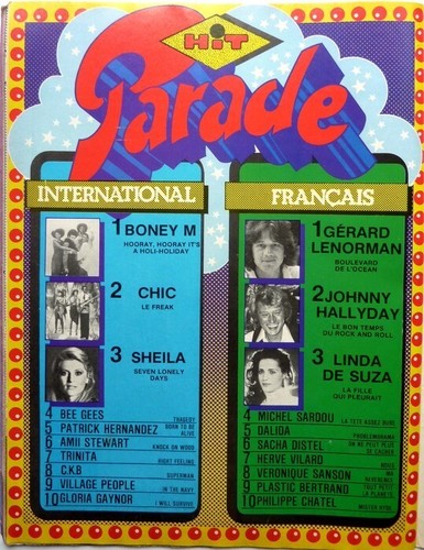 Hit parade sheila - parade, (sheila_gérard