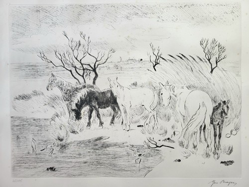 Yves brayer chevaux - brayer,