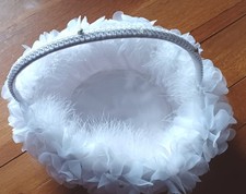 Panier mariage blanc