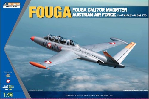 Kinetic k48059 fouga magister - kinetic,