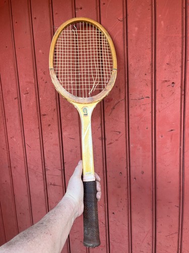 Ancienne raquette tennis bois - tennis,