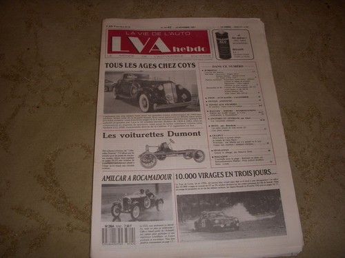 Lva vie auto 87 - de, l'auto