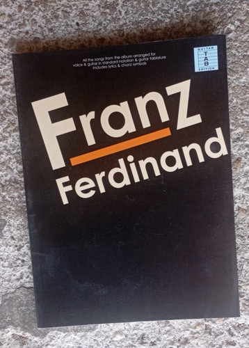 Livre franz ferdinand - livre,