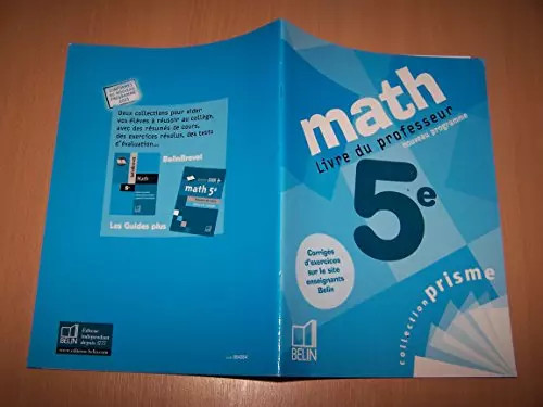 Math livre du - du, professeur
