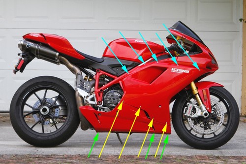 Ducati ensemble tête - ensemble, de
