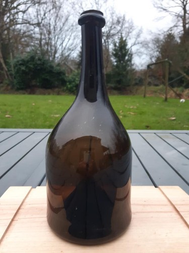 Rare bouteille large fut verre - bouteille,