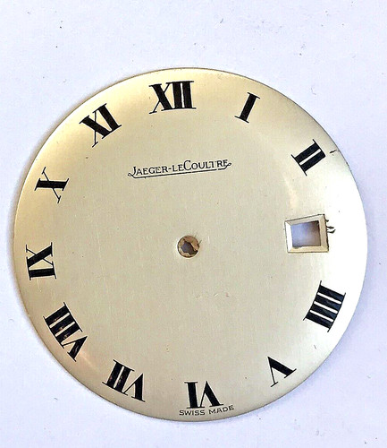 Cadran argenté montre