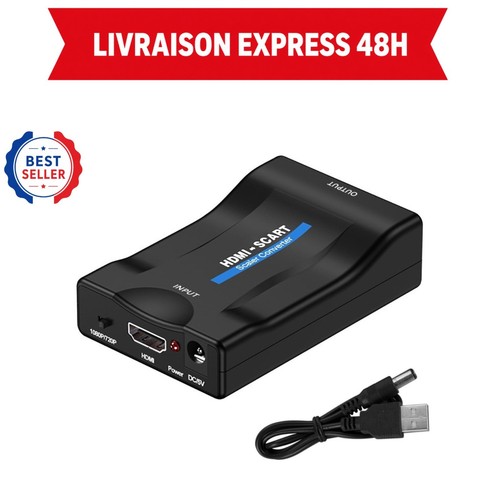 Adaptateur hdmi vers péritel - adaptateur,