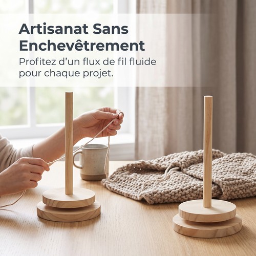 Dévidoir laine portable - de,