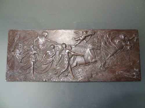 Ancienne plaque métal - en,