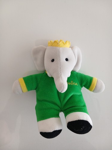 Peluche babar roi - peluche,