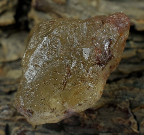 Spécimen brut topaze jaune - de,