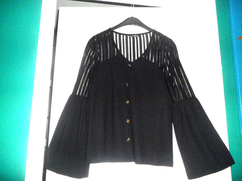 Haut shein noir style - haut,