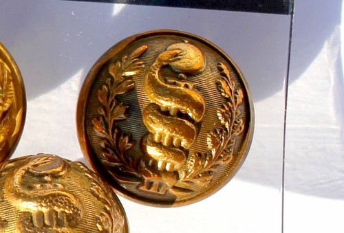 Bouton uniforme armee - de, terre